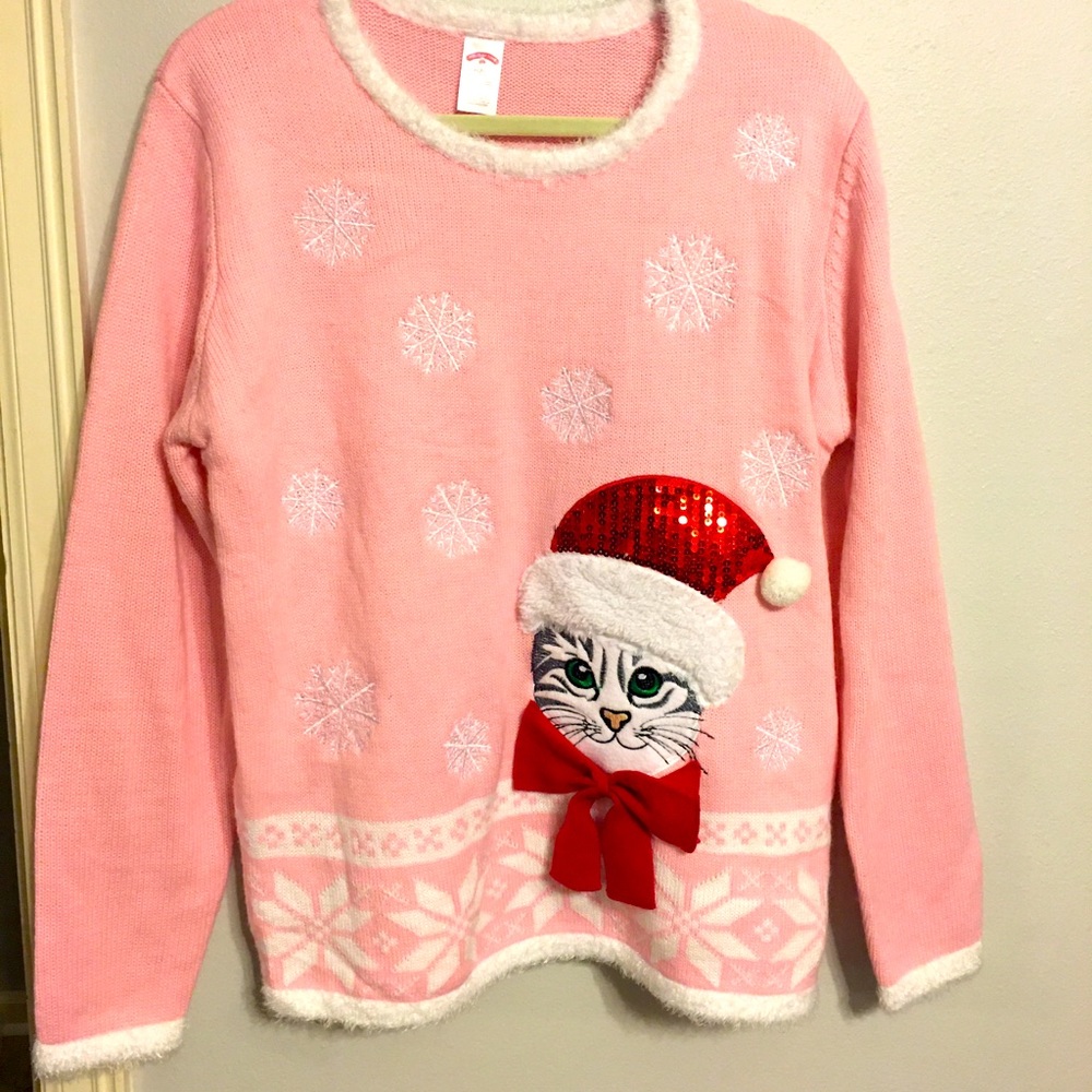 Christmas Cat Sweater